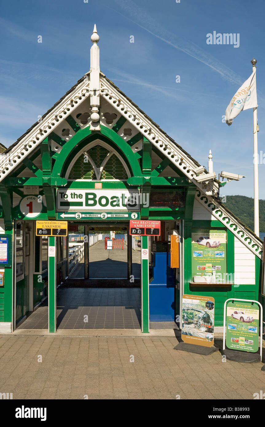 Pleasure boat booking office Bowness on Windermere Cumbria England UK United Kingdom GB Great