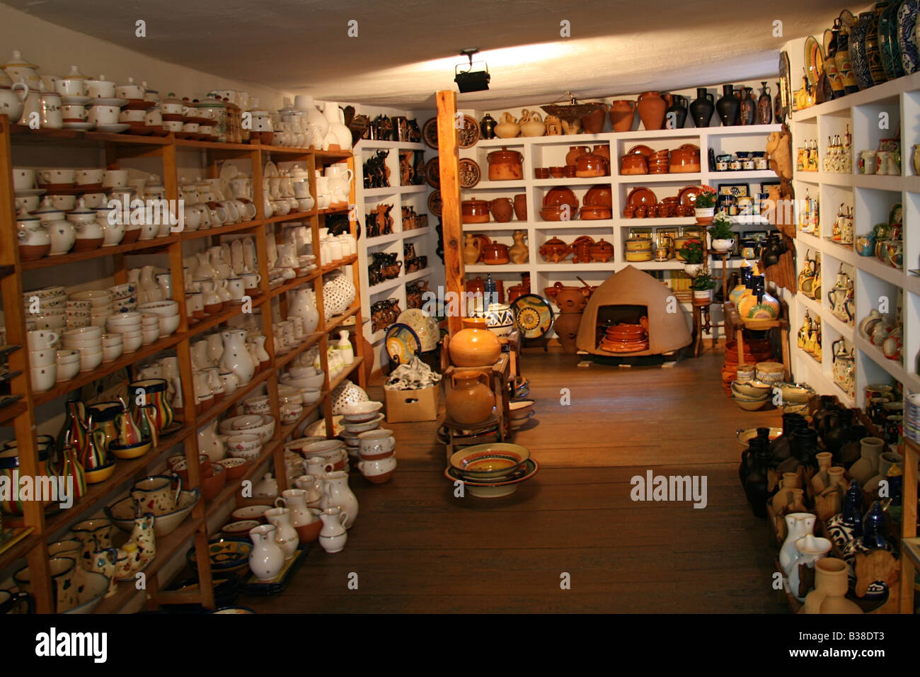 A Spanish pottery shop in Cuenca, Spain Stock Photo Alamy