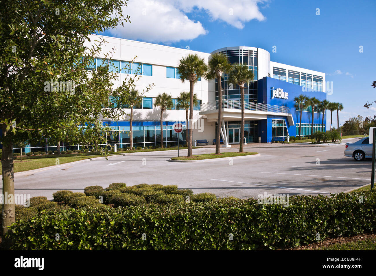 Jet Blue University airlines pilot training facility in Orlando, Florida Stock Photo