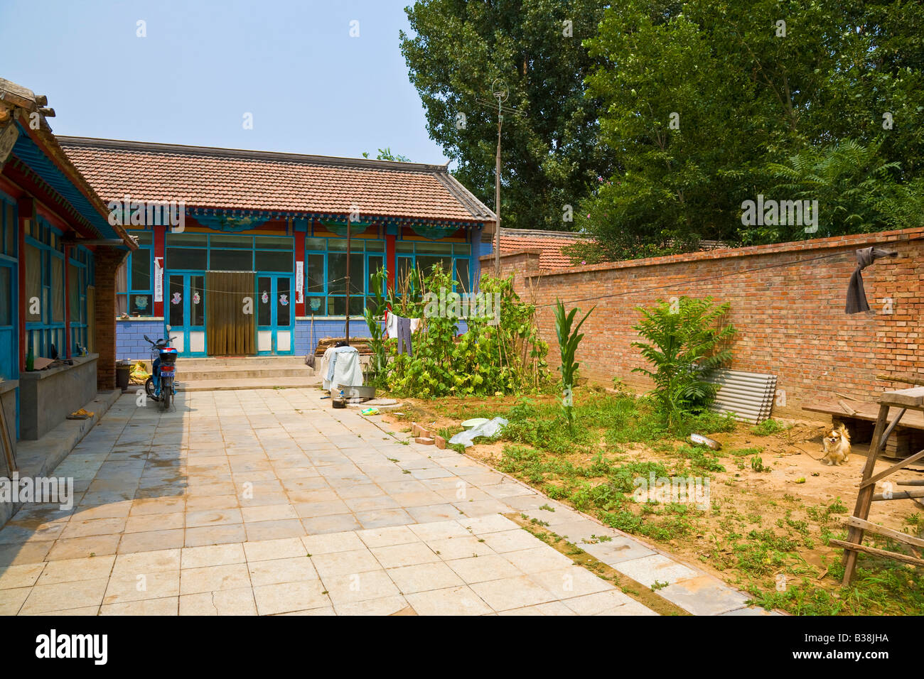 Courtyard peasant family house in Datianzhuang village, Juyang County