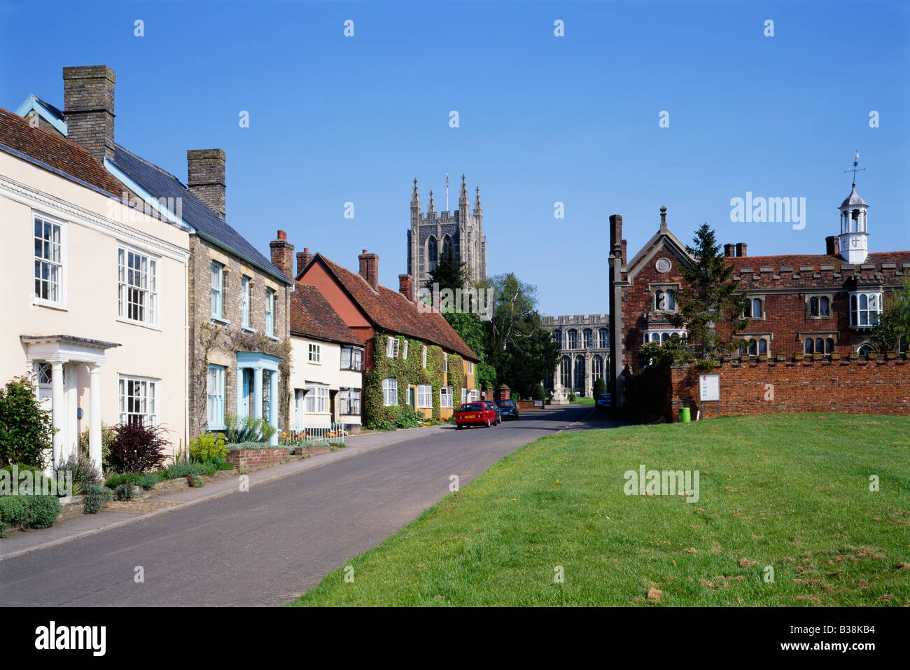 United Kingdom England Suffolk Long Melford Green Holy Trinity Church