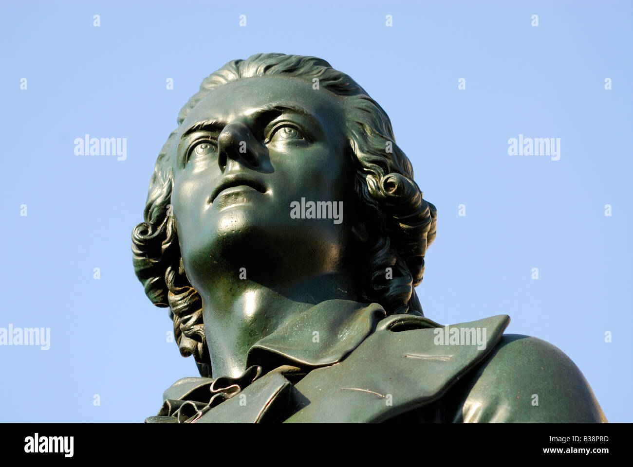 Statue of German poet Friedrich Schiller, Weimar Stock Photo - Alamy