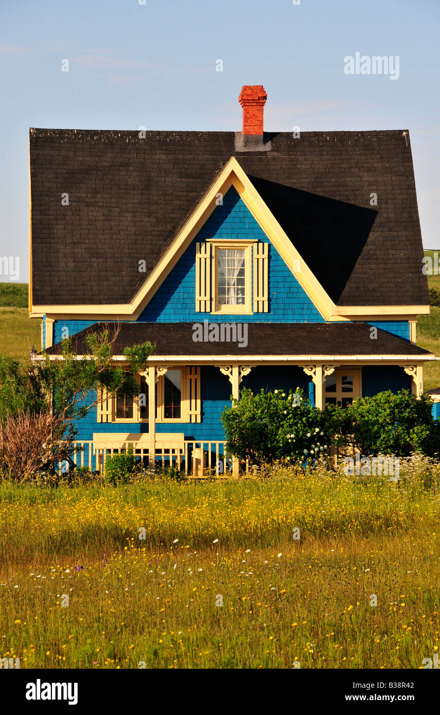 House in Havre aux Maisons Island Iles de la Madeleine Stock Photo Alamy