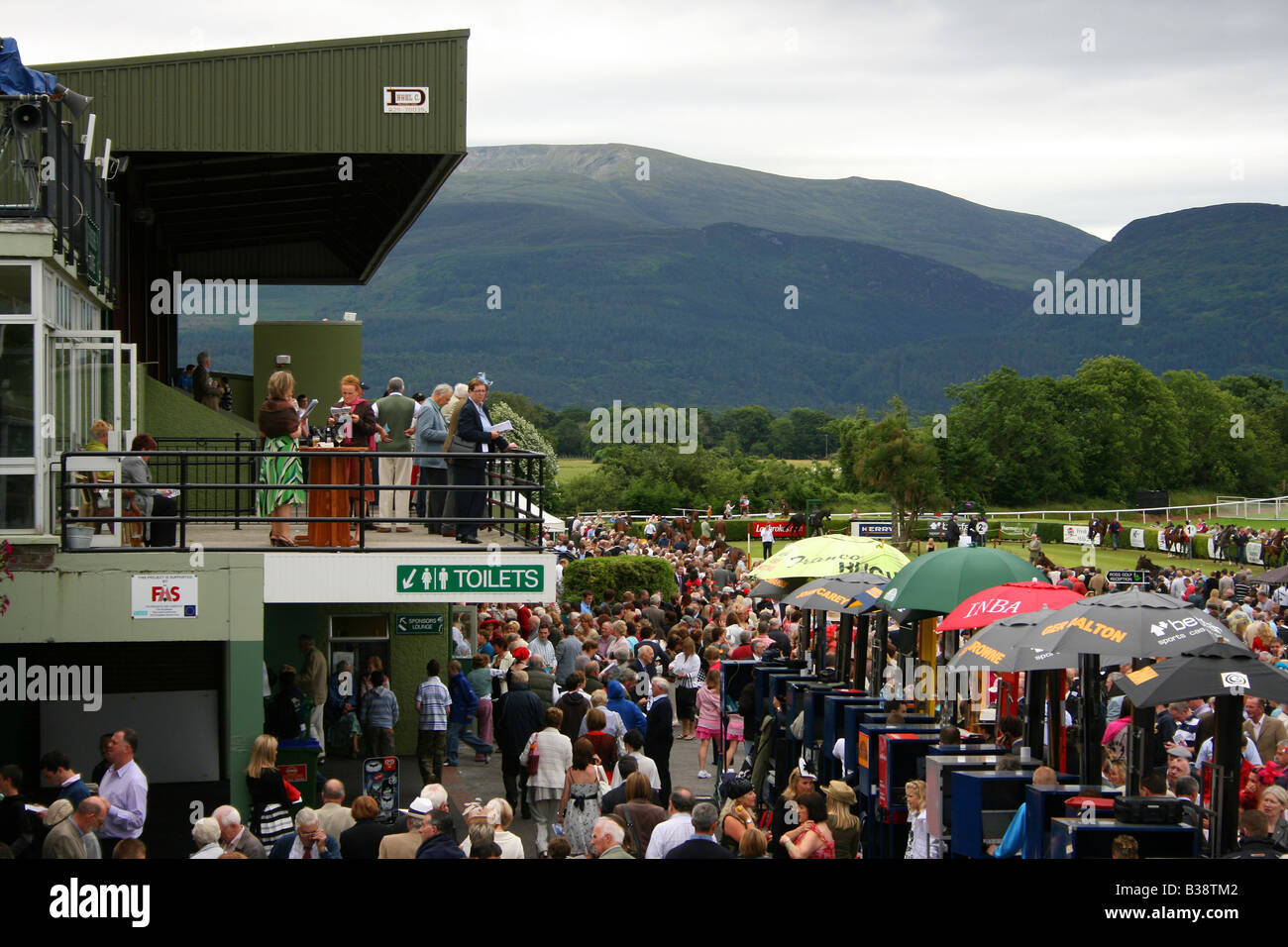 At the Killarney Horse Races, Kerry, Ireland Stock Photo Alamy