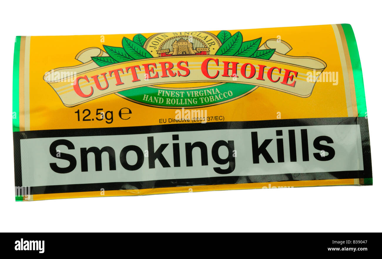 Cutters Choice Hand Rolling Tobacco Stock Photo Alamy