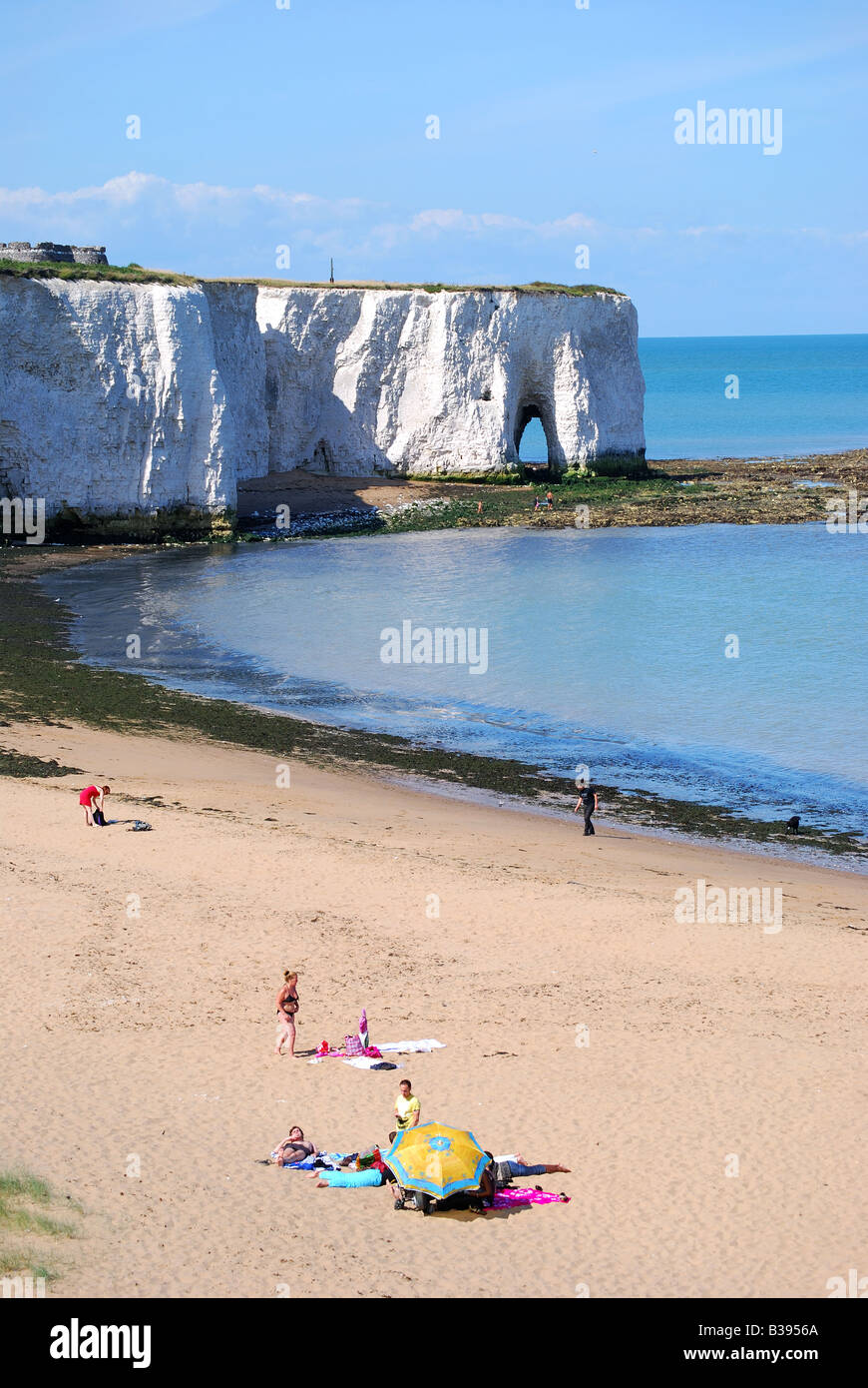 Kingsgate Bay, Near Broadstairs, Kent, England, United Kingdom Stock