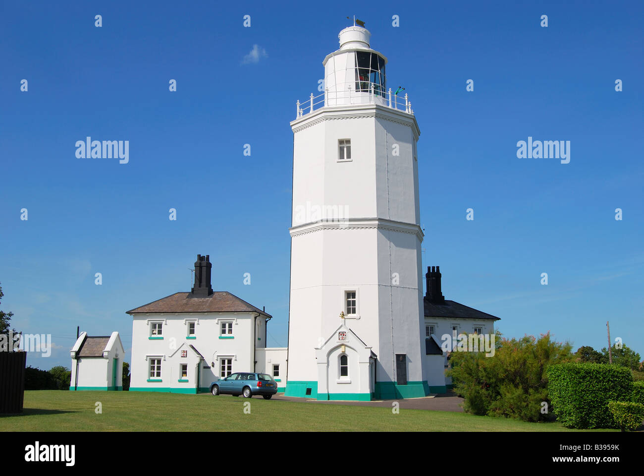 North Foreland Lighthouse, near Broadstairs, Kent, England, United Kingdom Stock Photo