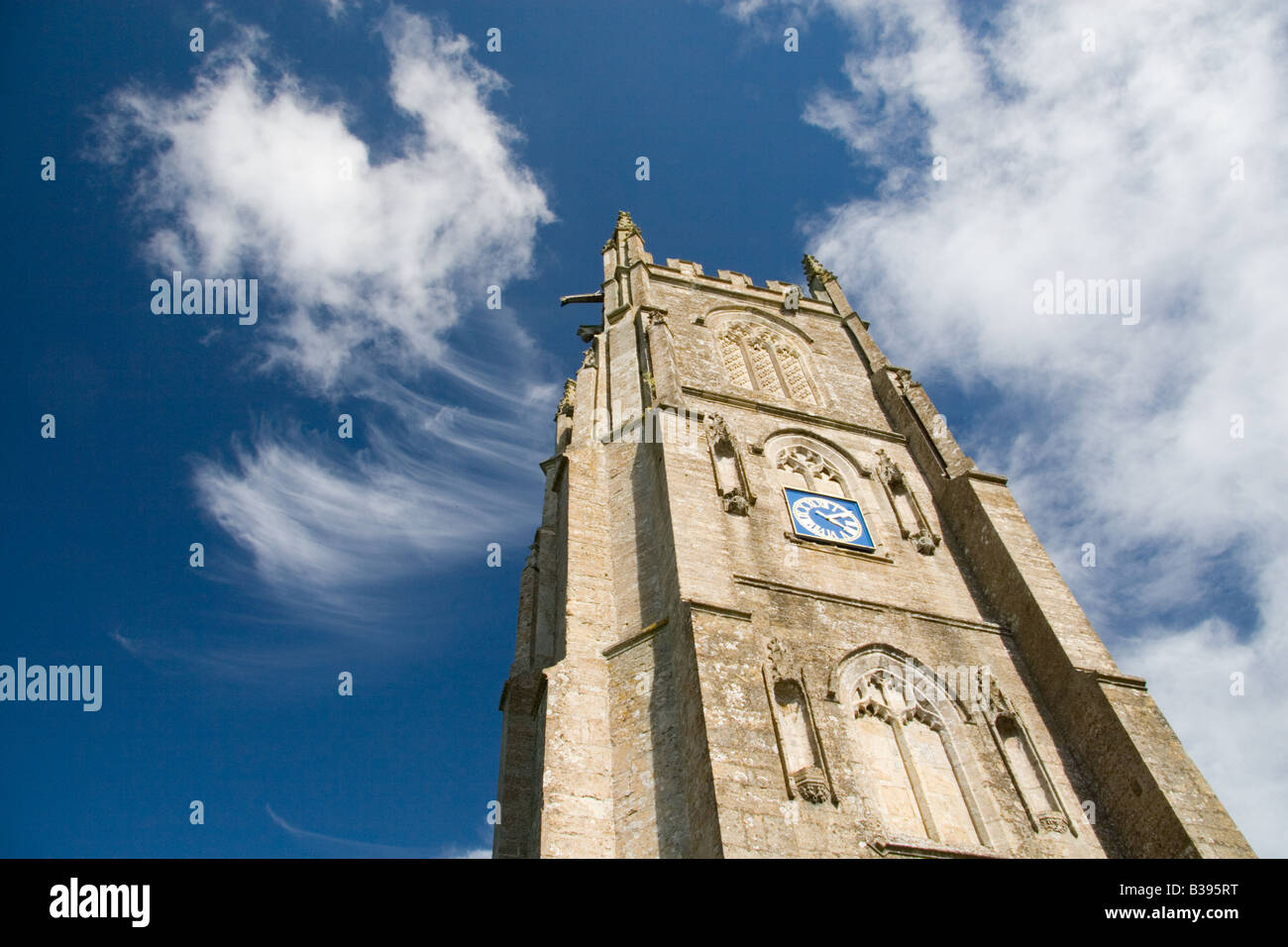 English church tower hi-res stock photography and images - Alamy