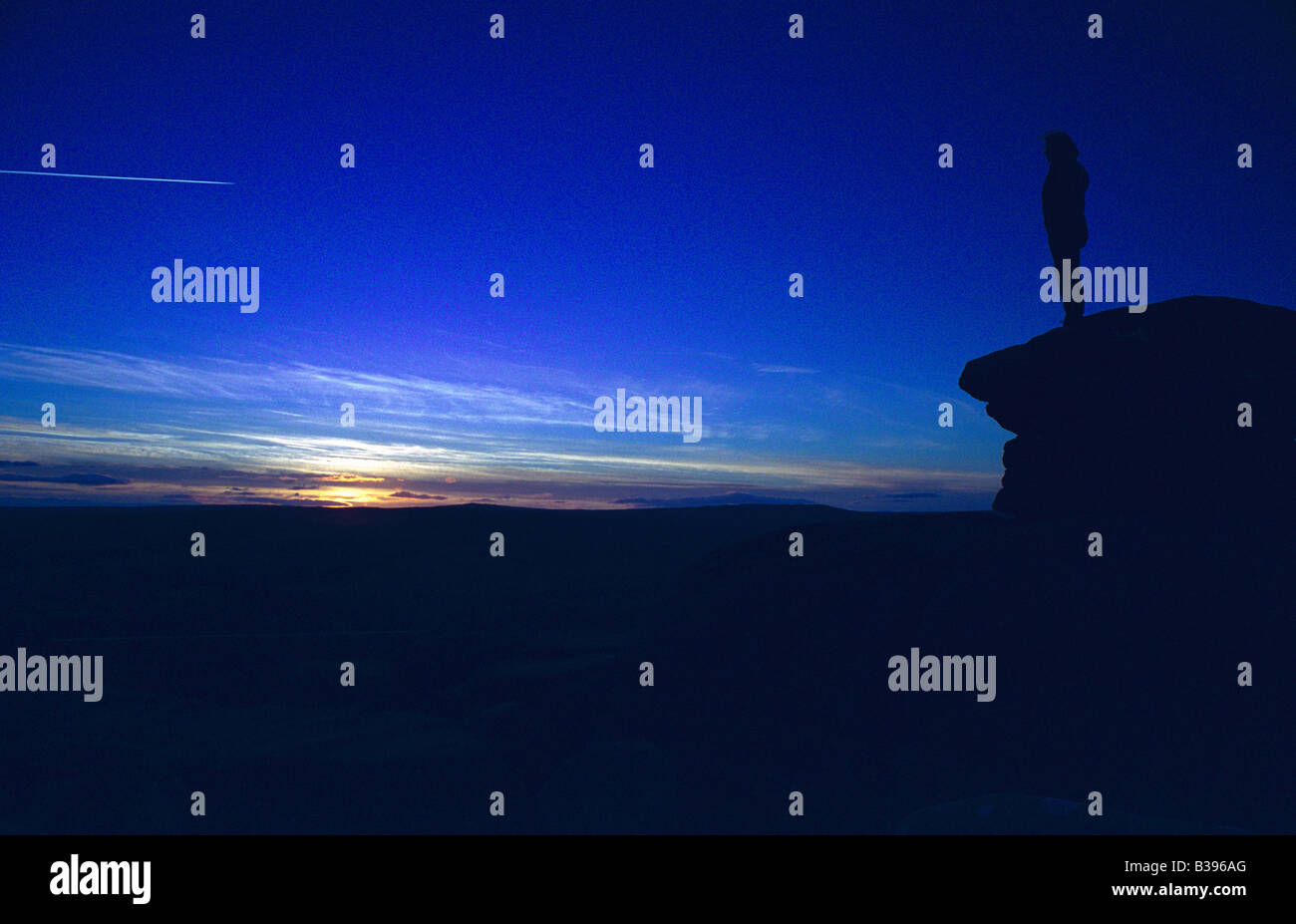 Sunset Brimham Rocks Watching the sun set at Brimham Rocks Stock Photo - Alamy