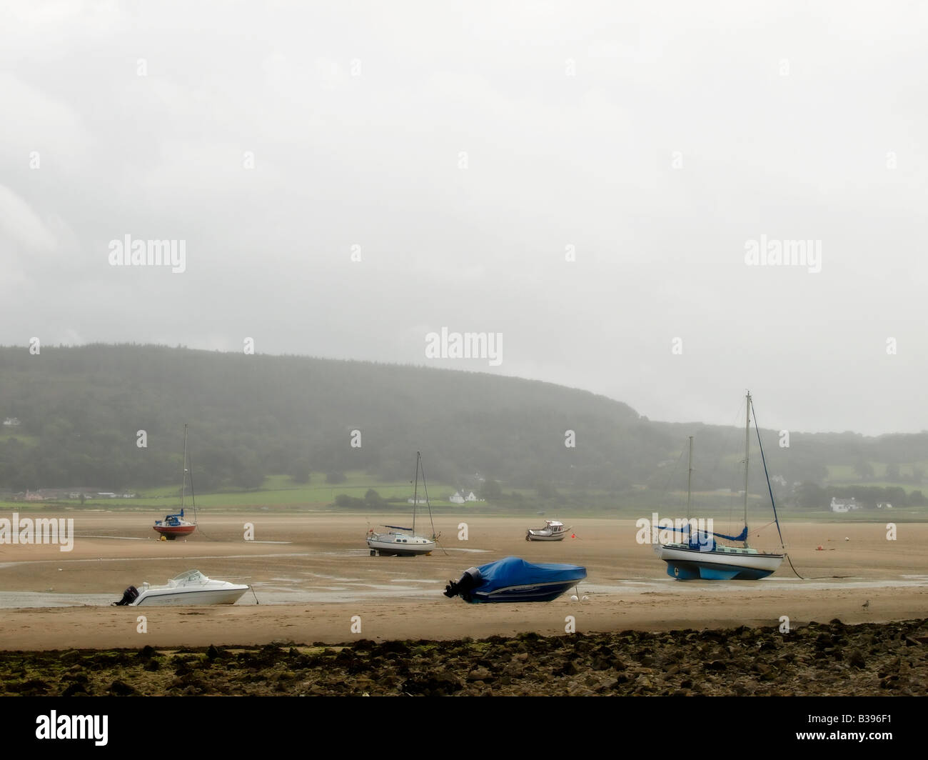 Red Wharf Bay Stock Photo Alamy