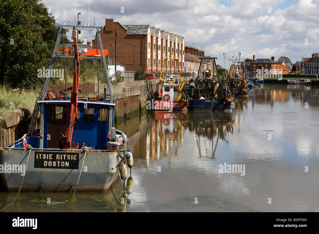 the haven riverside boston town centre lincolnshire england Stock Photo