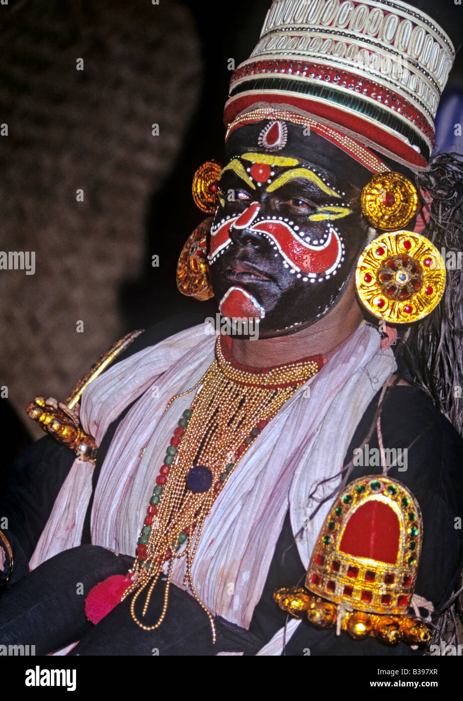 1079 Kathkali Kerela State India Stock Photo