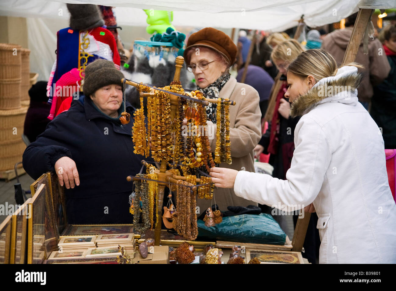 the russian market in Riga Latvia Stock Photo - Alamy