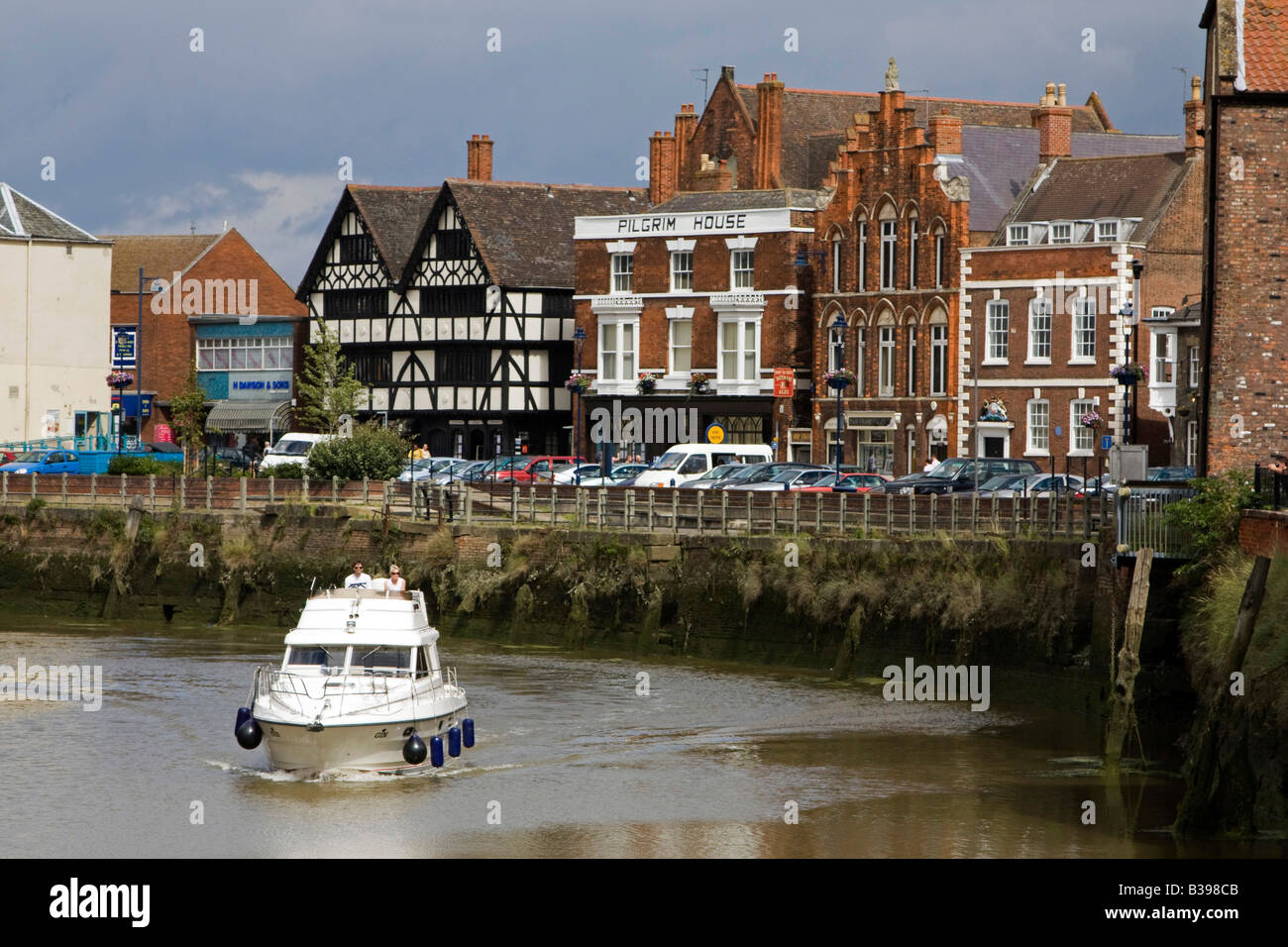 river witham Boston town centre Lincolnshire east coast of England Stock Photo