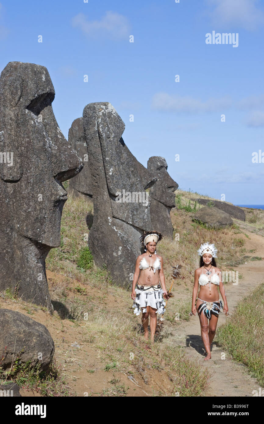 Easter island women hi-res stock photography and images - Alamy