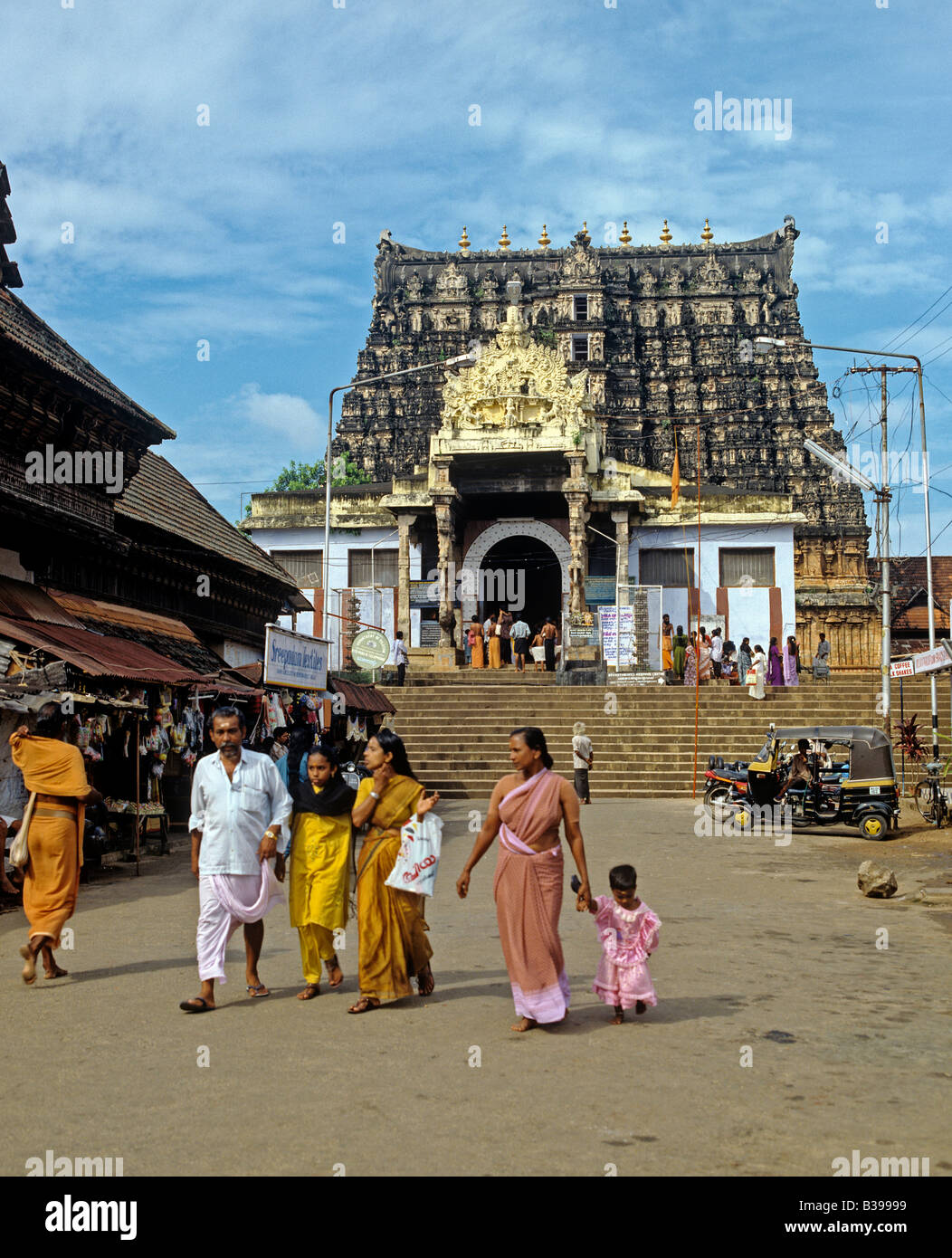 1159 Padmanabhaswamy Temple Trivandrum Kerela State India Stock Photo