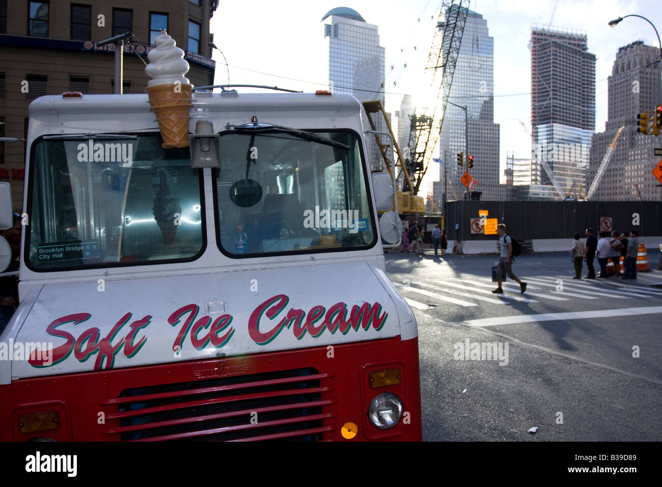An Ice Cream truck in lower Manhattan, NY Stock Photo Alamy