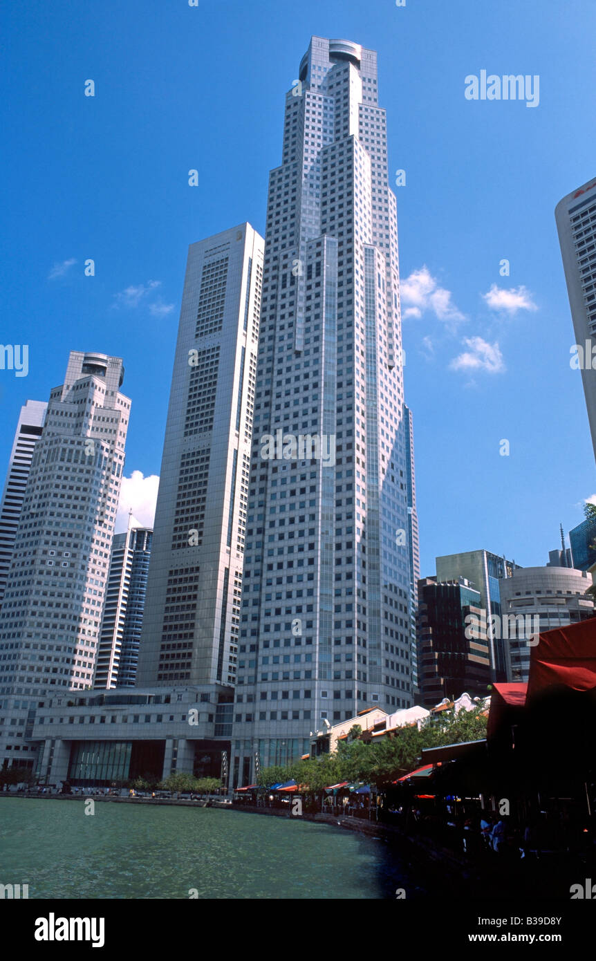 Boat Quay Singapore South East Asia Stock Photo Alamy