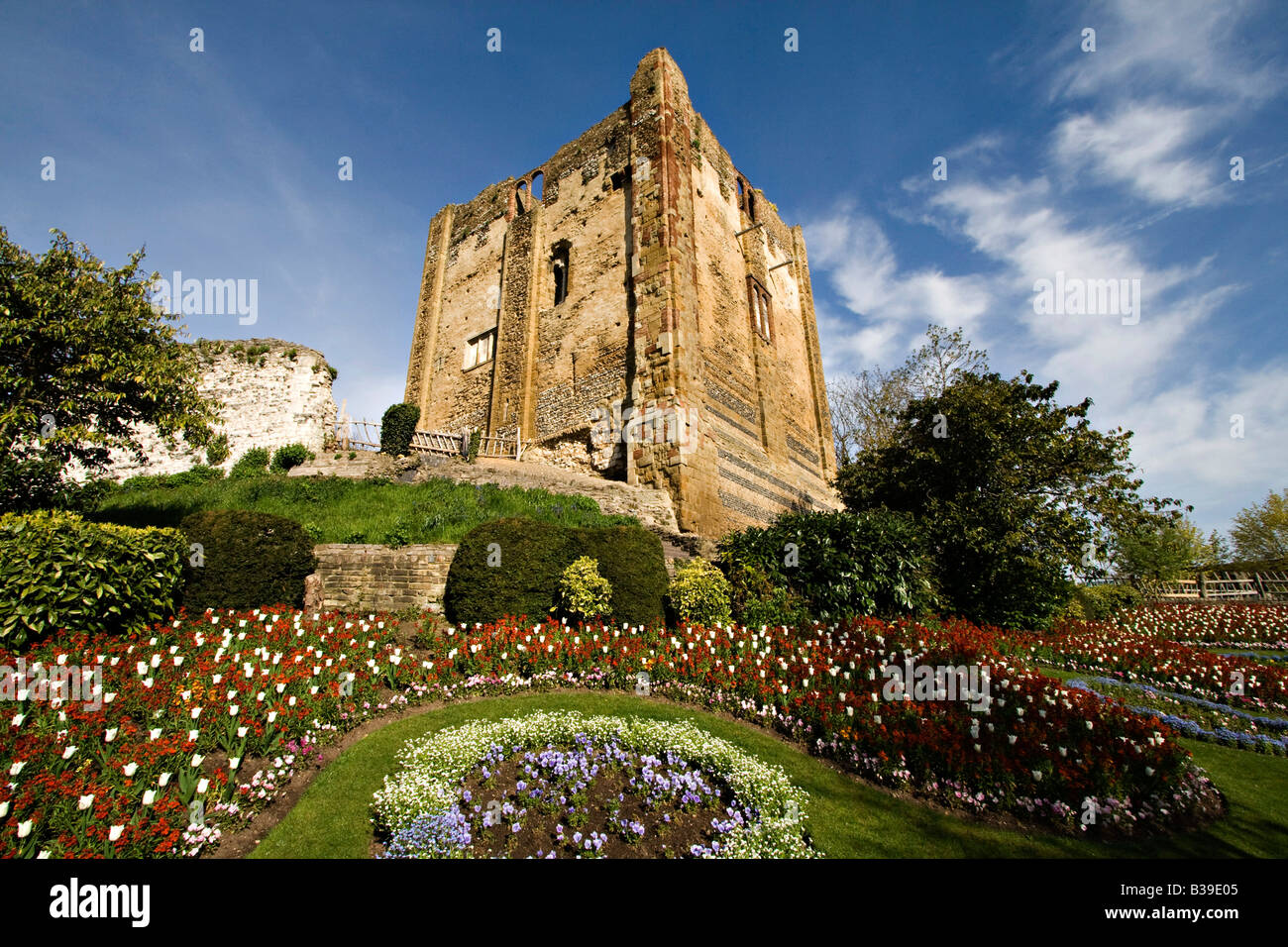 guildford castle gardens surrey england uk gb Stock Photo