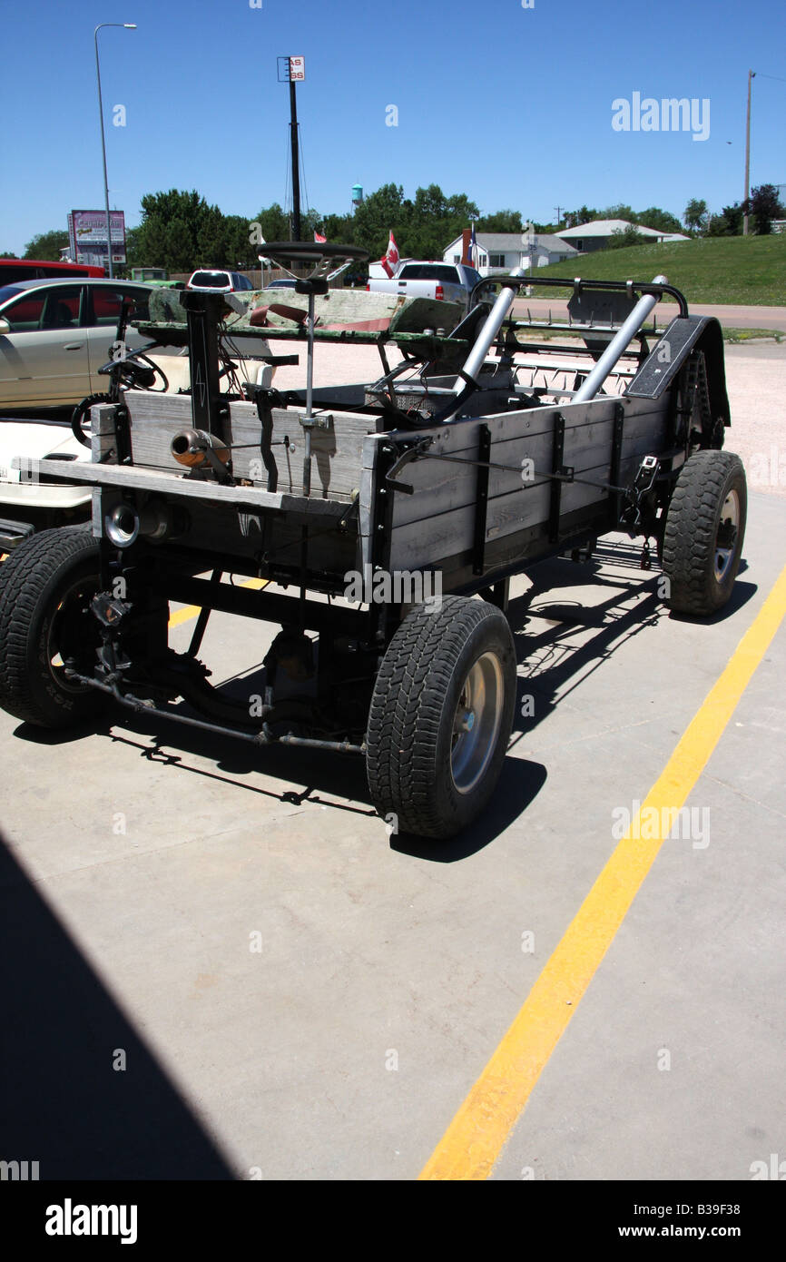 Custom car hot rod manure spreader Stock Photo Alamy