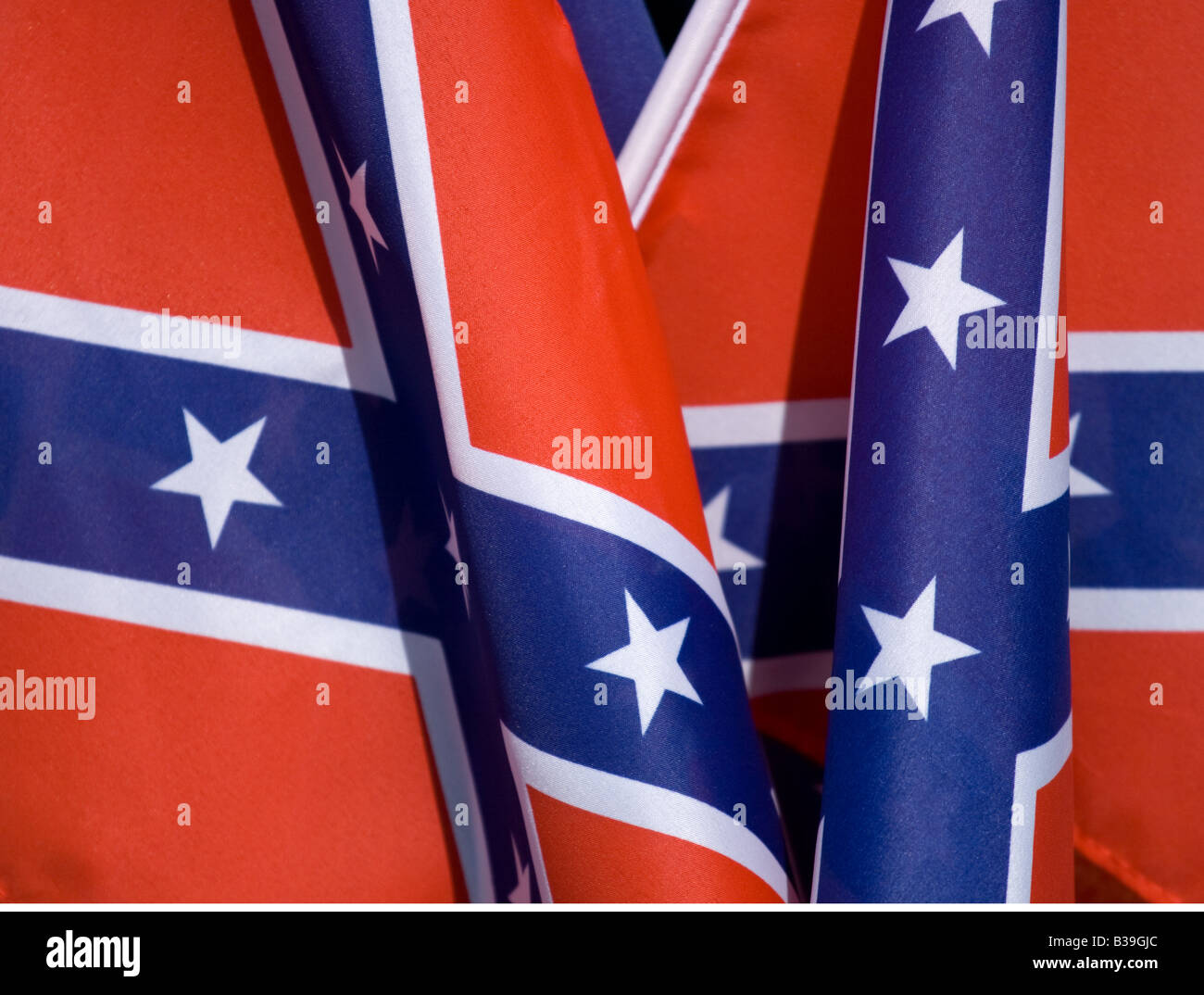 Confederate Flags Stock Photo