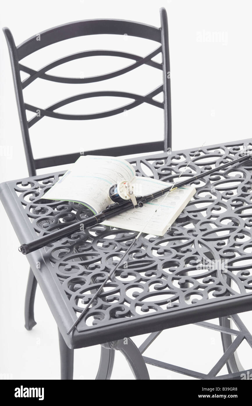 Rod iron table hi-res stock photography and images - Alamy