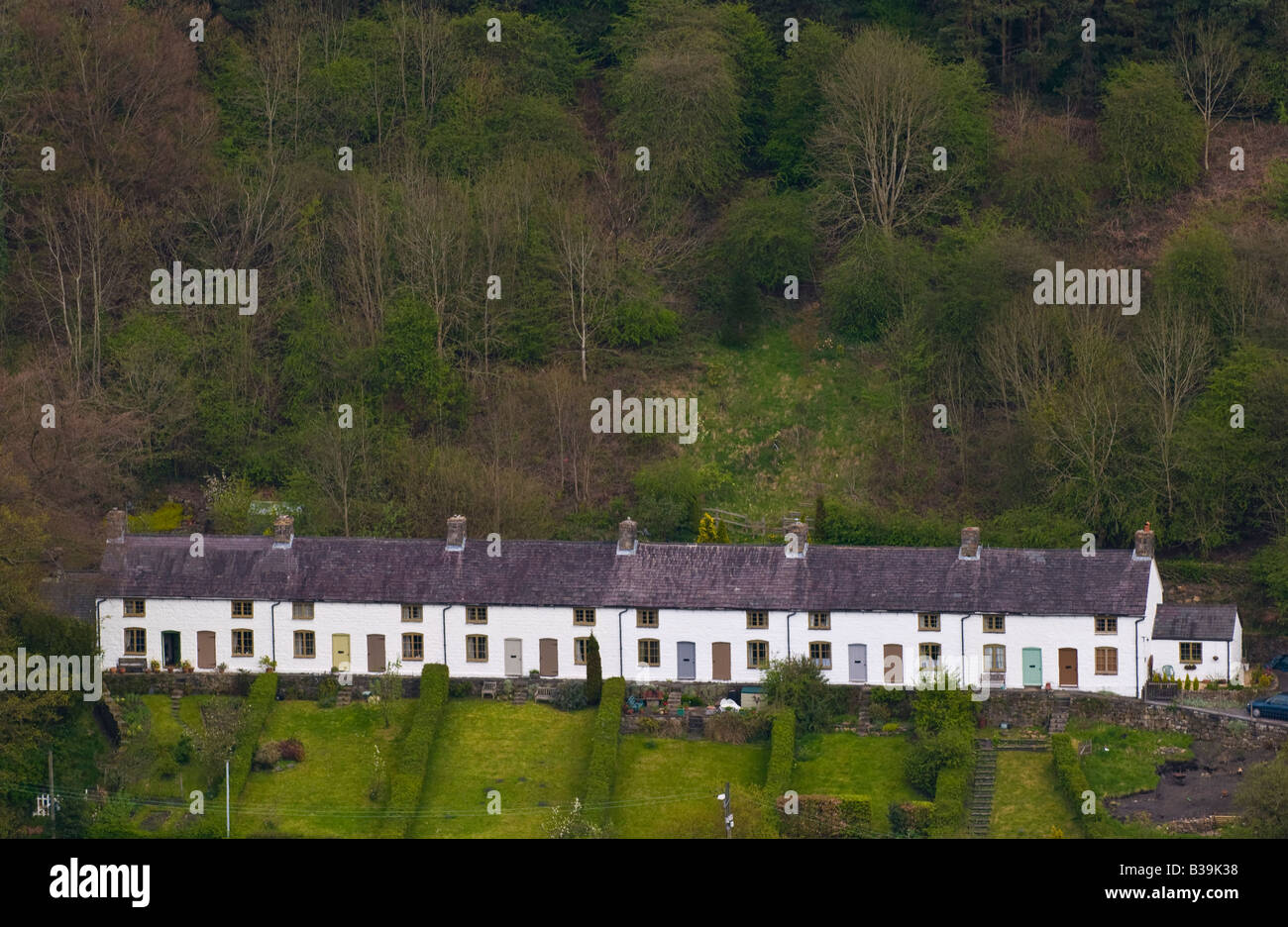 Early 19th century terraced houses industrial housing built in 1804 for