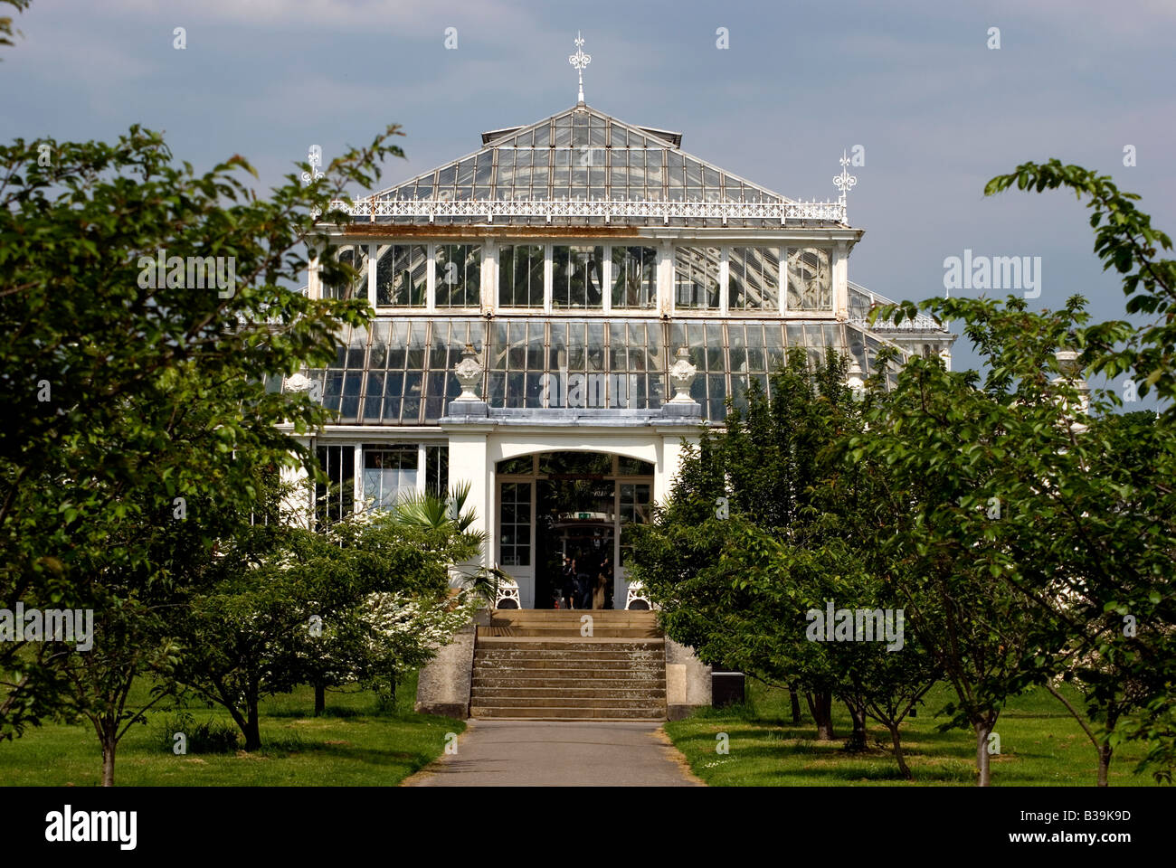 The Temperate House at Kew Gardens London UK Stock Photo