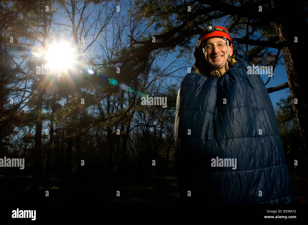 Man sleeping in the forest hi-res stock photography and images - Alamy