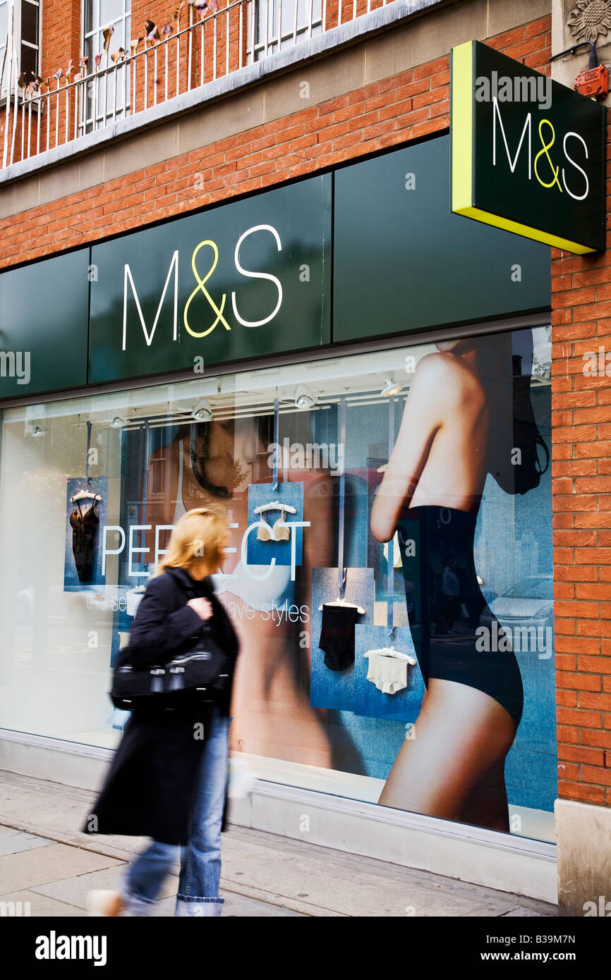 Marks and Spencer store on King s Road Kensington and Chelsea London UK Stock Photo