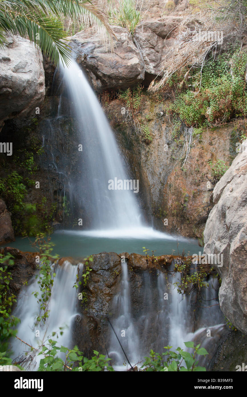 Mountain waterfall on Gran Canaria in The Canary Islands