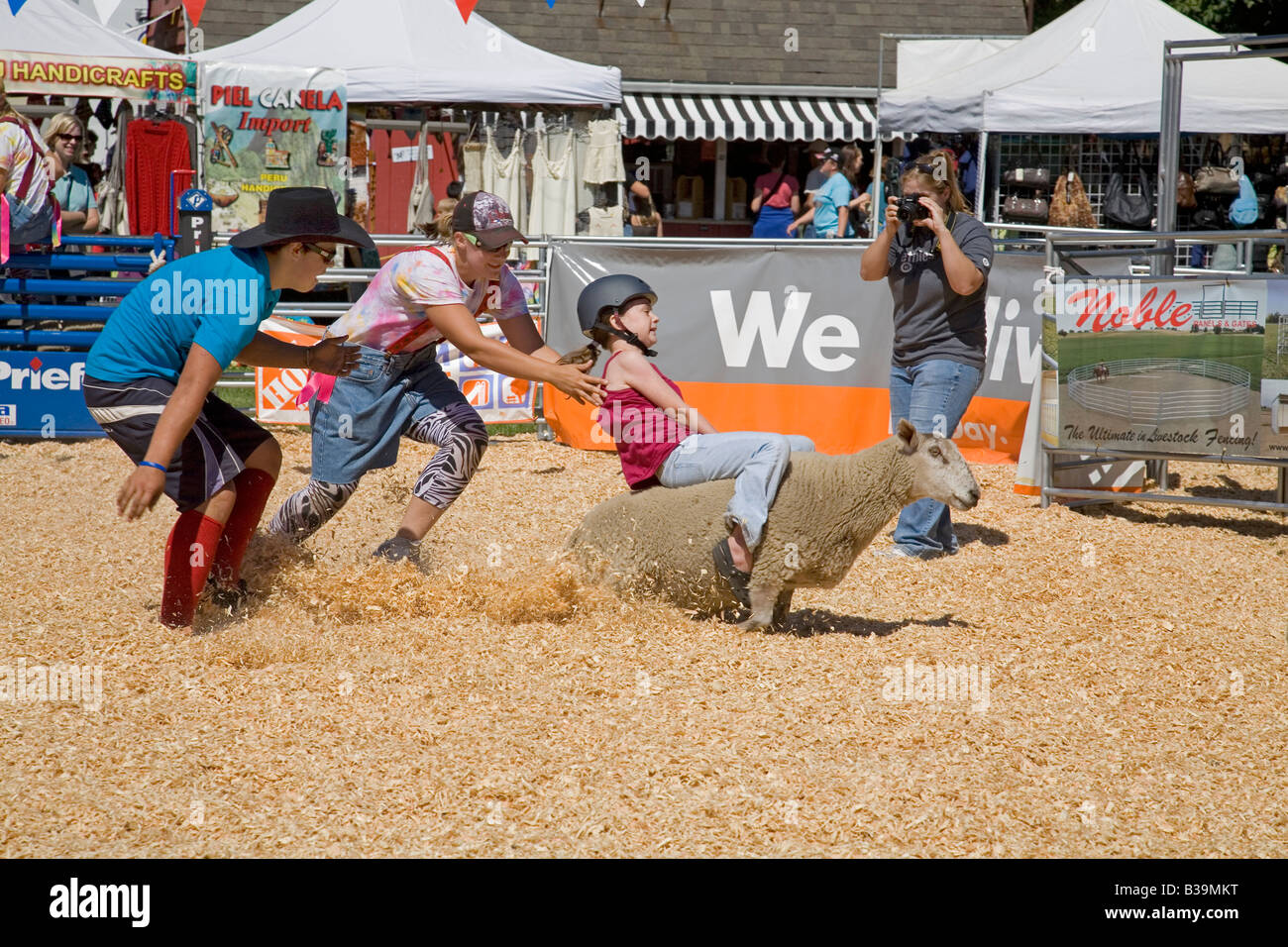 Children ride lamb hires stock photography and images Alamy