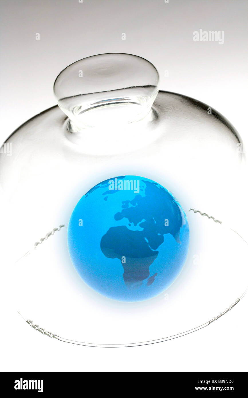 Protecting earth Stock Photo