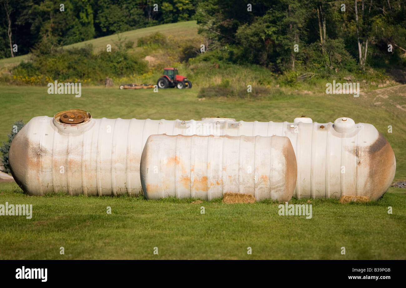 Old storage tanks Stock Photo Alamy