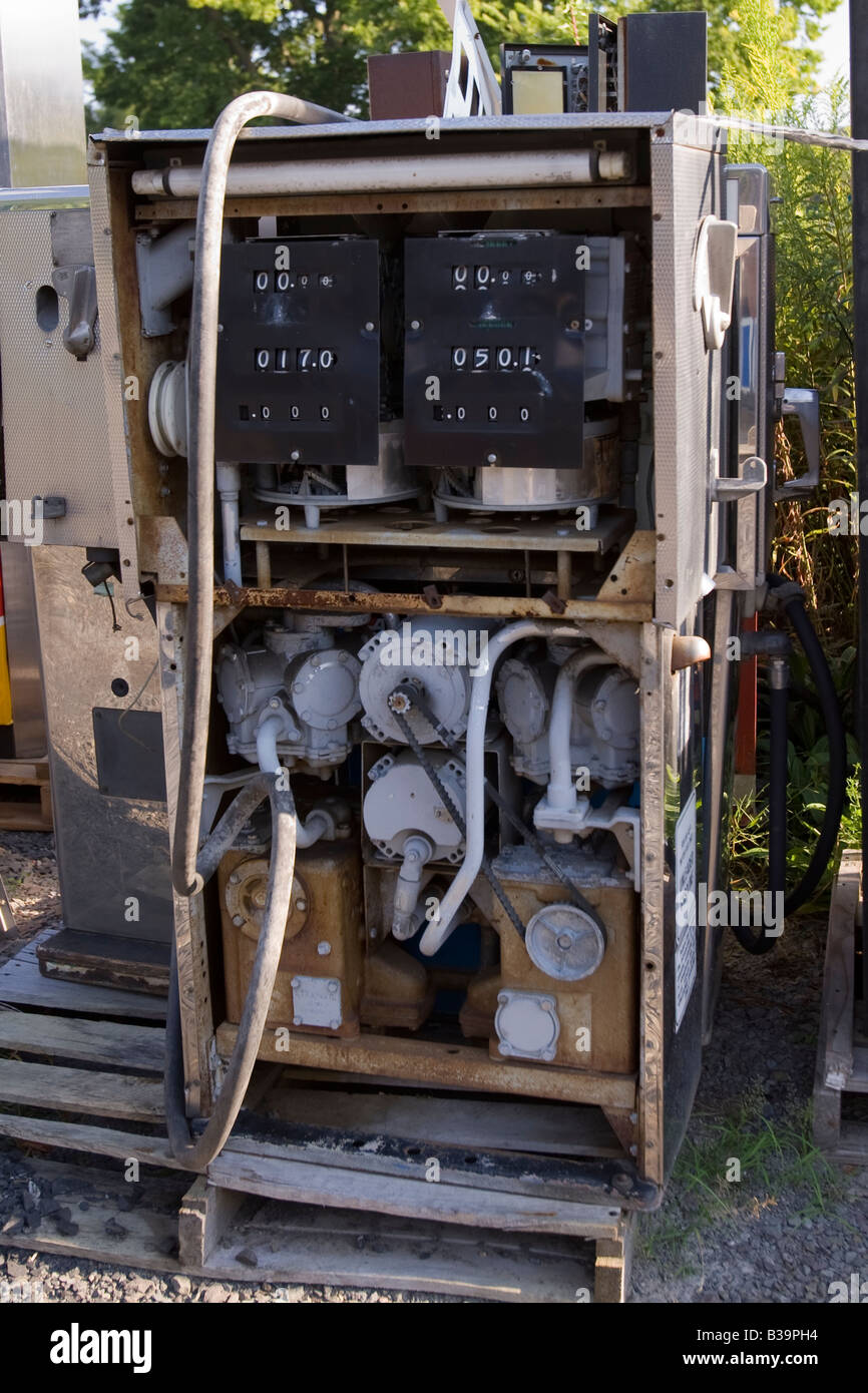 Broken fuel pumps Stock Photo Alamy