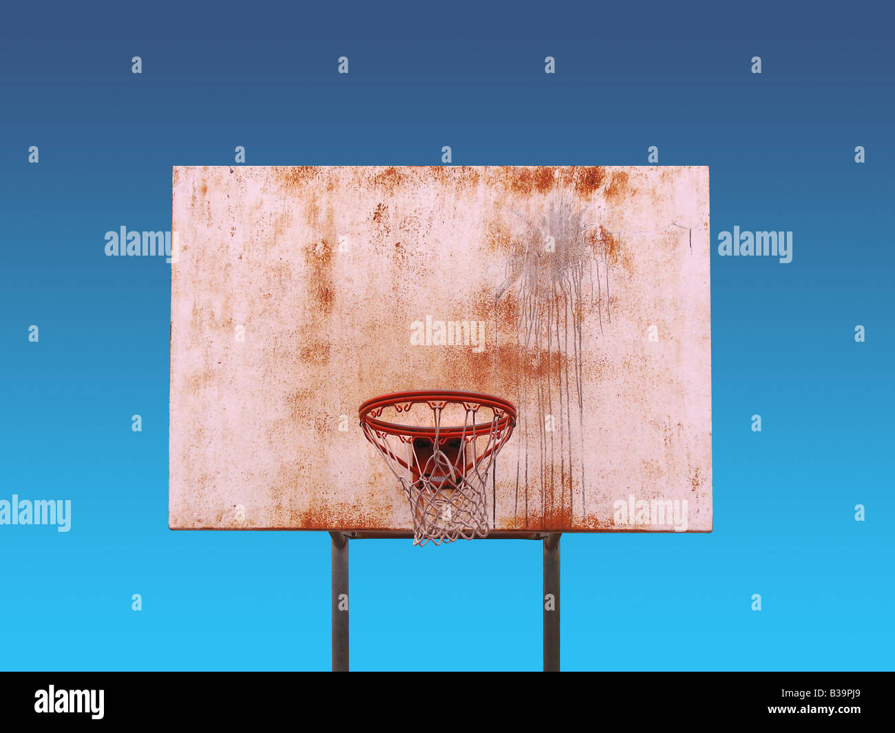 Basketball Hoop Isolated Stock Photo - Download Image Now