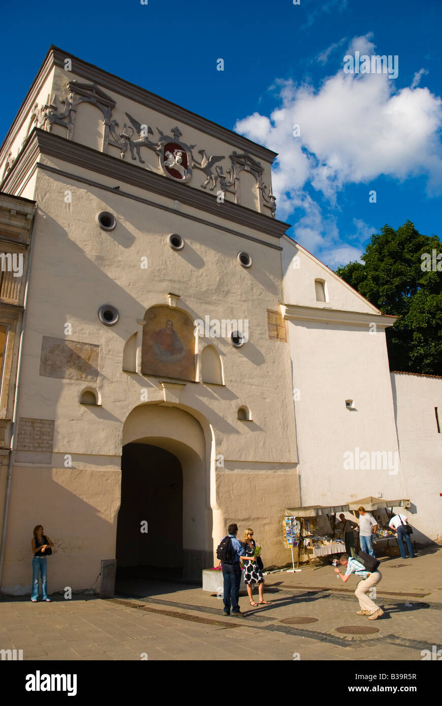 Ausros Vartai the Gates of Dawn in Vilnius Lithuania Europe Stock Photo