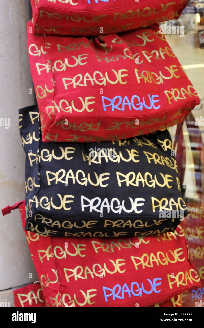 Prague bags and more bags Stock Photo Alamy
