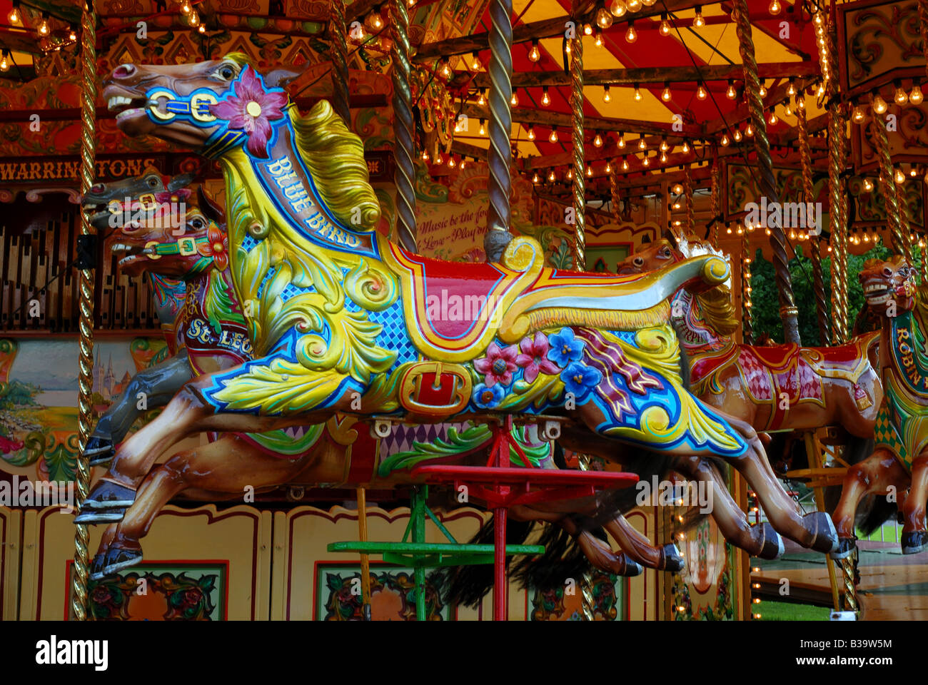 Carousel Horse Stock Photo