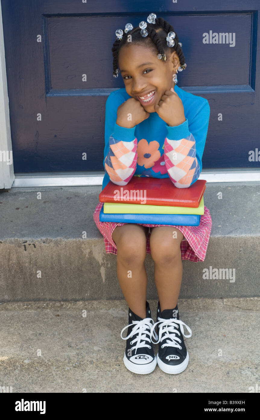 Girl door after school hi-res stock photography and images - Alamy