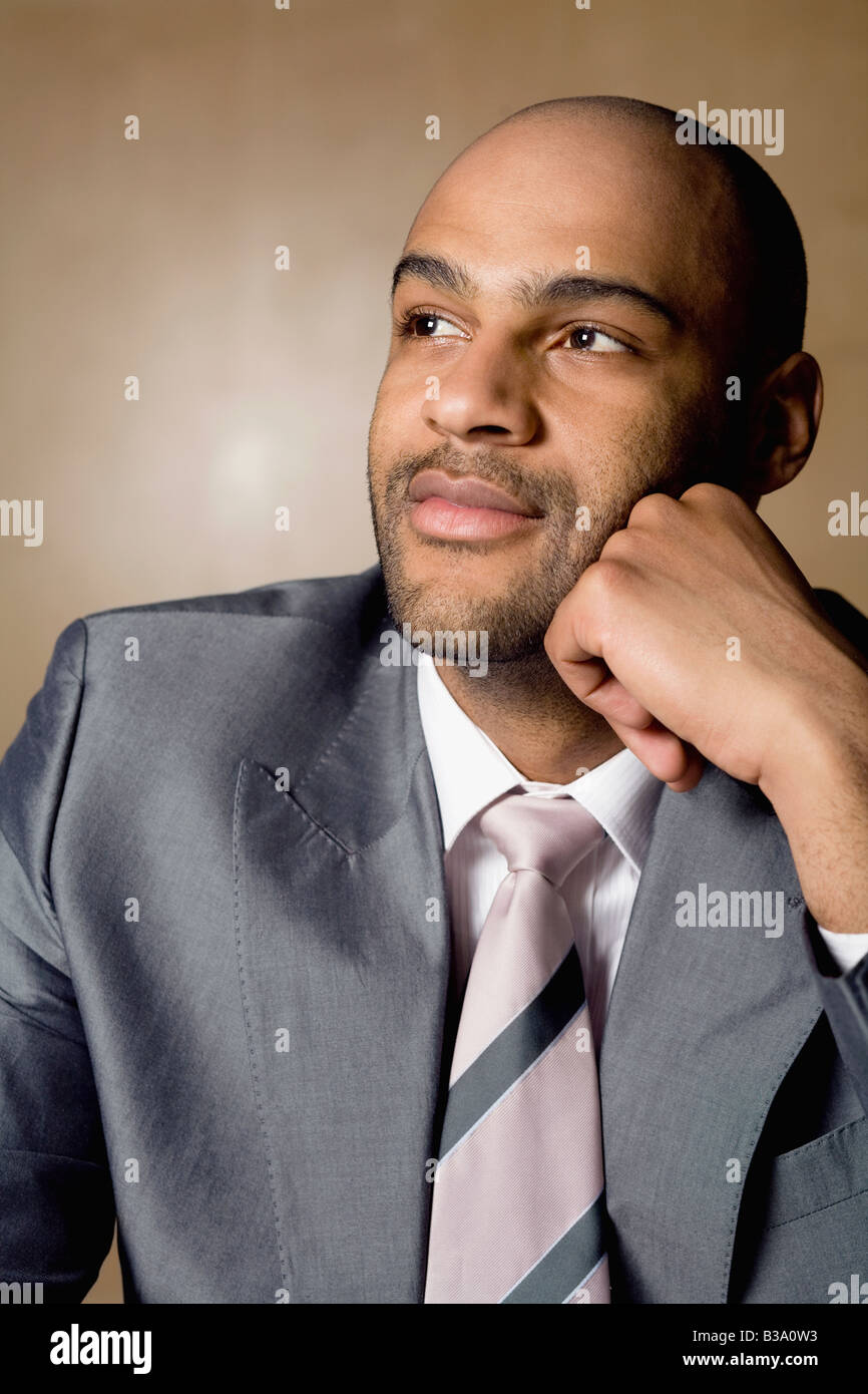 Side view close up businessman hi-res stock photography and images - Alamy