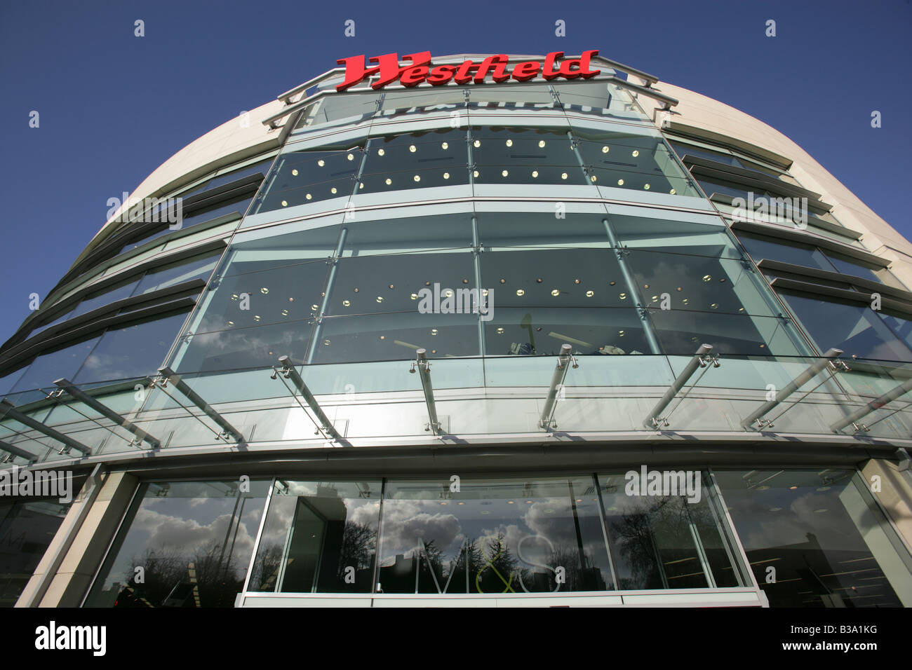 City of Derby, England. Debenhams London Road entrance to the Westfield Derby shopping and leisure centre. Stock Photo