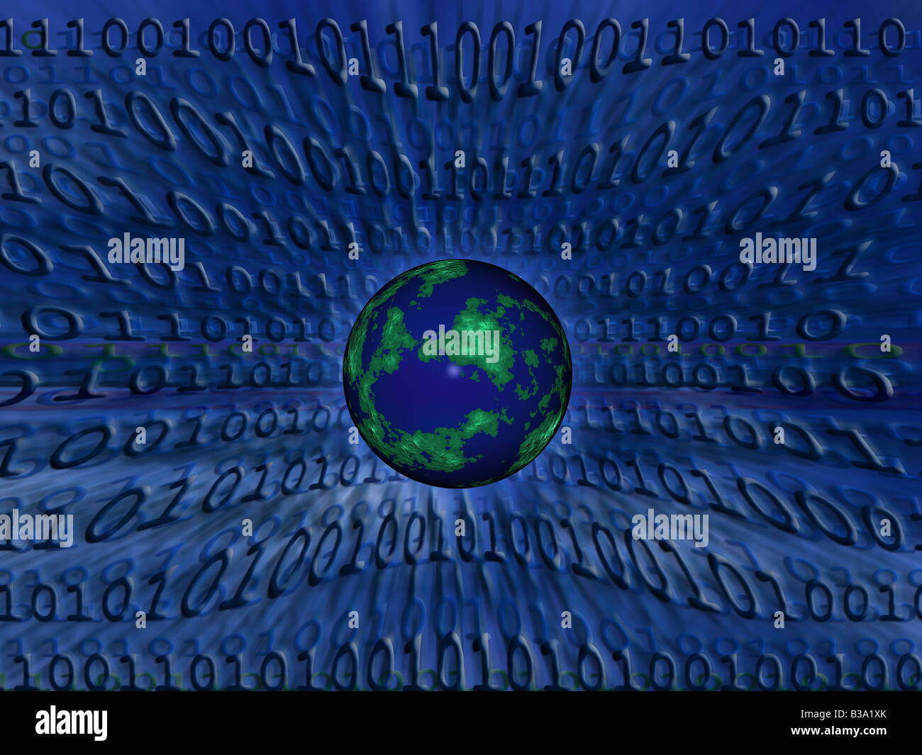 Abstract binary code background Stock Photo - Alamy