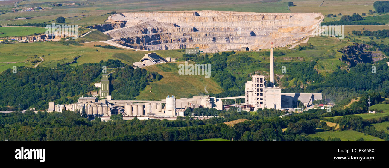 Lafarge cement works, Peak District Derbyshire Stock Photo Alamy