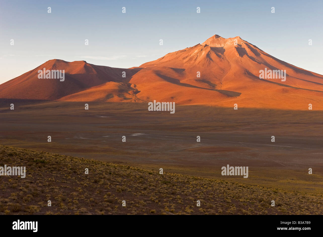South America, Chile, Antofagasta Region, Atacama desert, Los Flamencos National Reserve, altiplano, Cerro Miniques Stock Photo