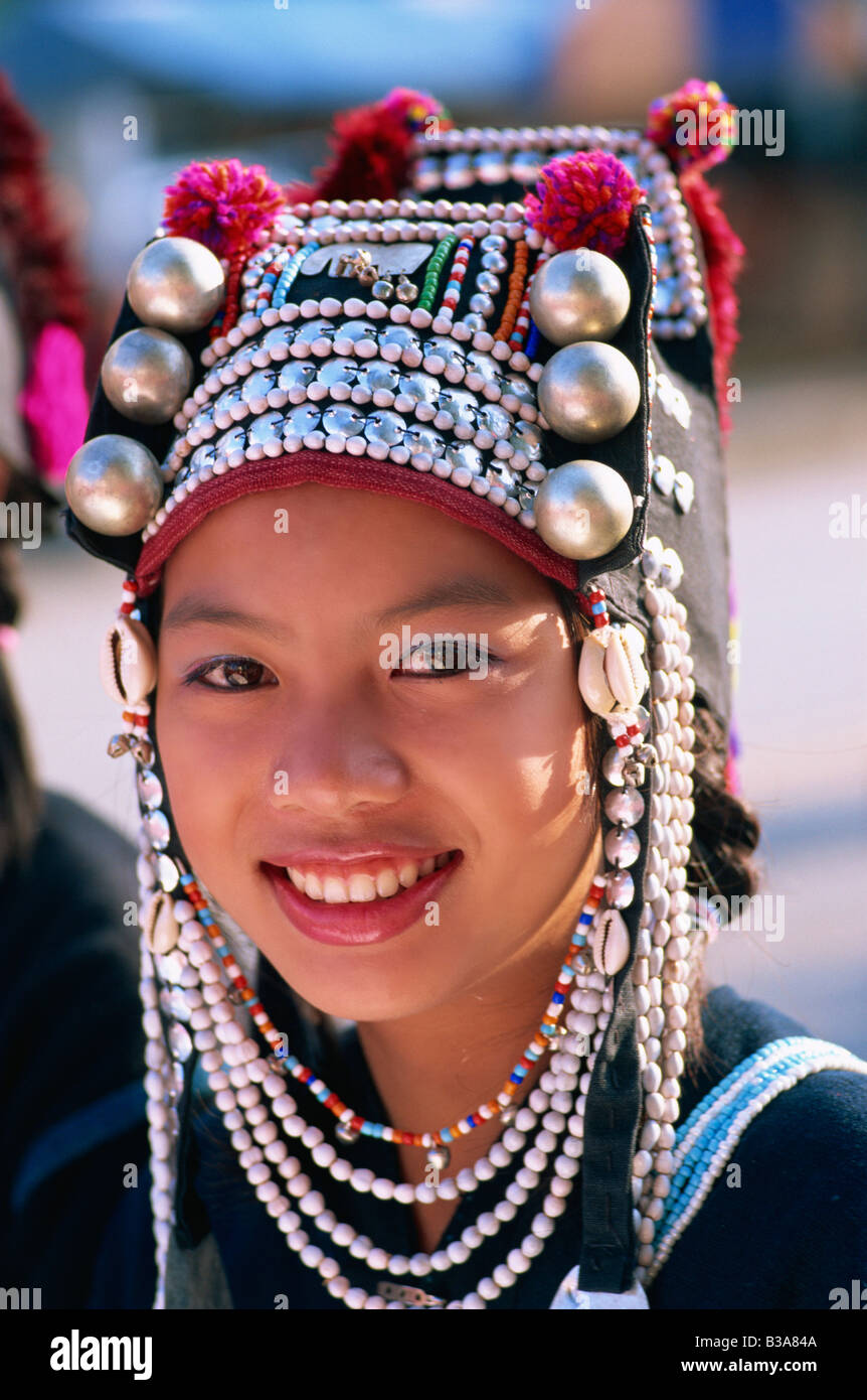 Akha hilltribe girl hi-res stock photography and images - Alamy