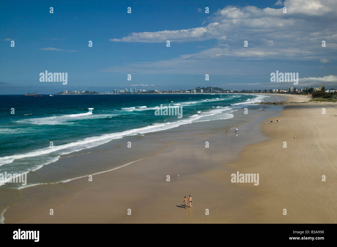 Australia Queensland Gold Coast Currumbin Seaside View From