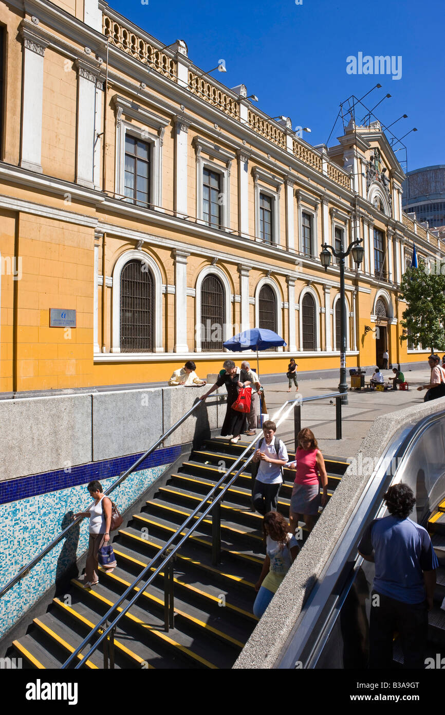 Chile, Santiago, University of Chile, Universidad de Chile Stock Photo