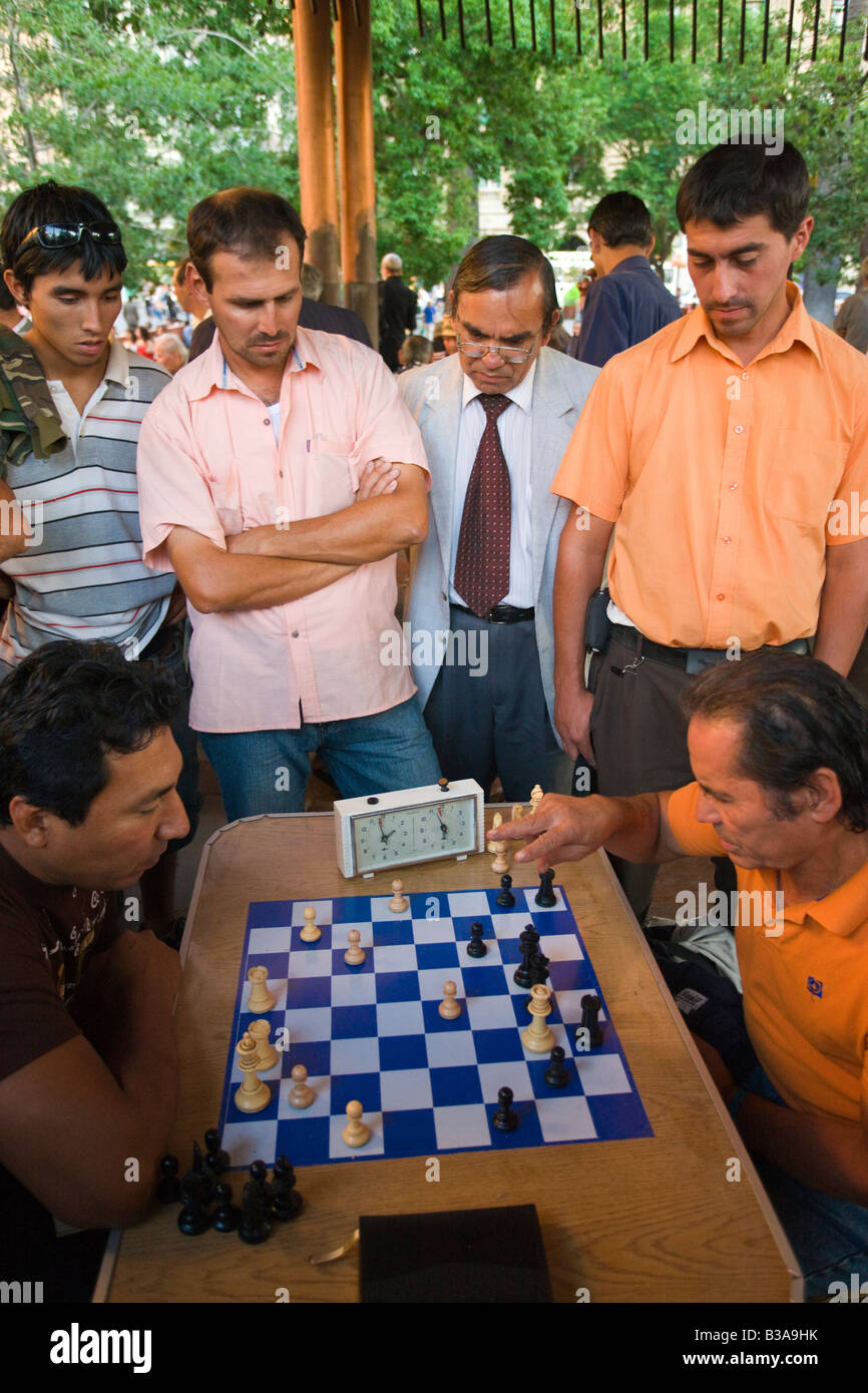 Santiago plaza de armas chess hi-res stock photography and images - Alamy