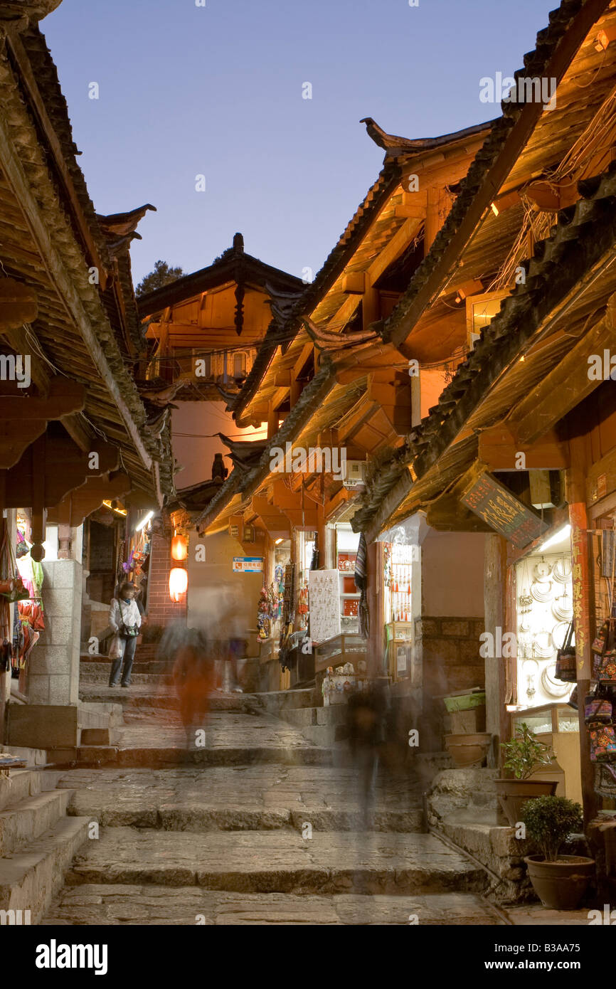 UNESCO Old Town of Lijiang, Yunnan Province, China Stock Photo - Alamy